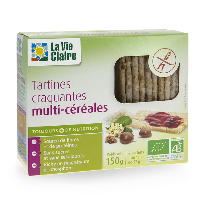 Tartines Craquantes Multi Cereales // Ppbio//