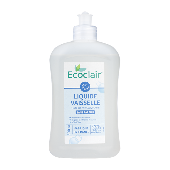 Liquide vaisselle hypoallergenique sans parafine 500ml
