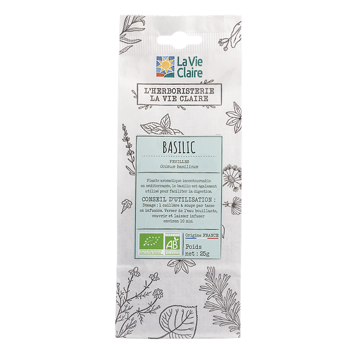 Basilic Feuille Sac France 25g