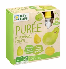 Puree Gourde Pomm Poire 4x90g