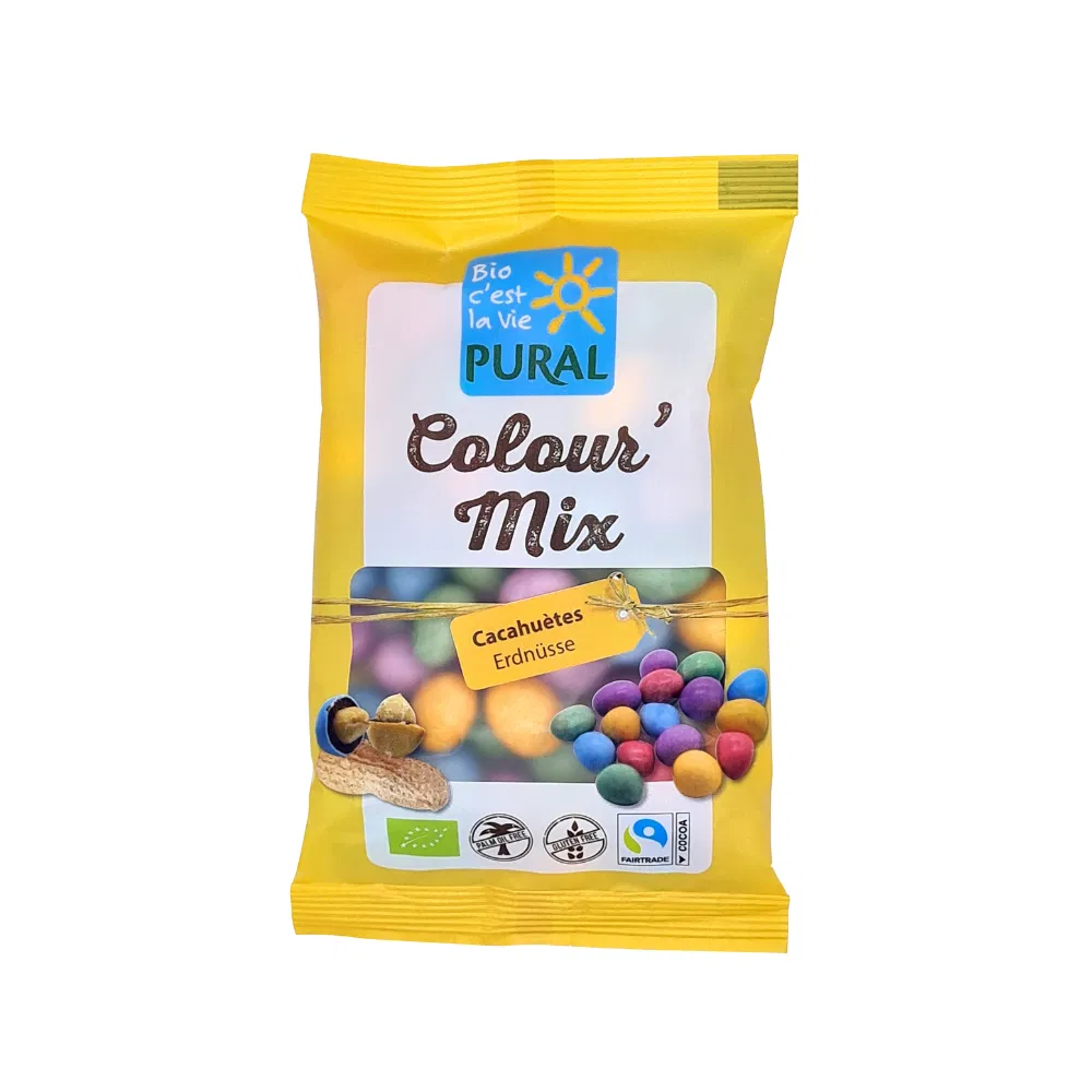 Colour' Mix Cacahuètes Chocolat Bio 100g - Pural