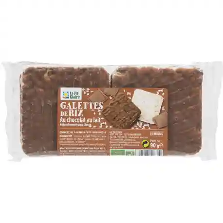 Galettes de riz au chocolat au lait 100g - La Vie Claire