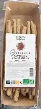 Gressins complet au graines de lin 120g - La Vie Claire