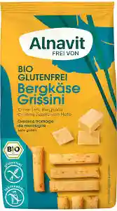 Grissini au fromage de montagne sans gluten 100 g - Alnavit