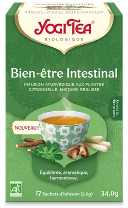 Infusion bien être intestinal 17 sachets - Yogi tea