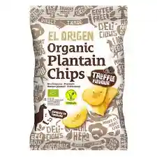 Chips de plantain bio saveur truffe 80 g - El Origen 